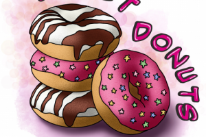 стилизация пончики