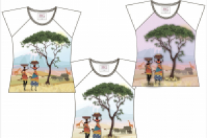 Разработка принтов для женских футболок