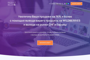 Вывод продуктов на Wildberries
