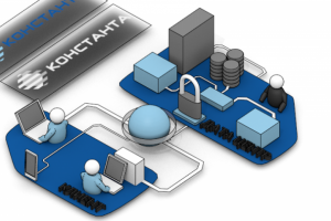 Схема работы датацентра