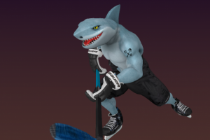 Персонаж-маскотт для хоккейной команды