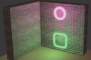 Интерактивная визуализация неонового освещения