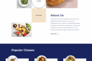 Дизайн сайта онлайн-кафе