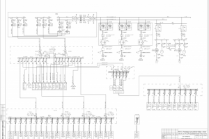 Схема электроснабжения цеха компрессии Норильский никель