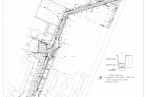 План электроосвещения пешеходной улицы г. Луховицы