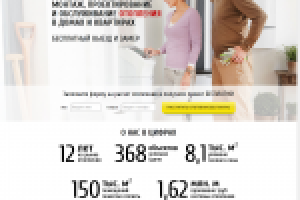 Лендинг пейдж «ASVO».