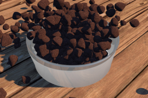 Миска с кормом