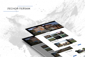Landing Page для коттеджного поселка Лесной Пейзаж