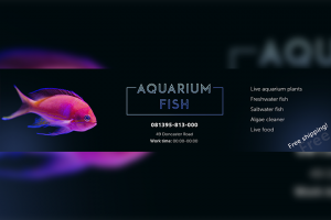 Обложка для группы Вконтакте Aquarium Fish