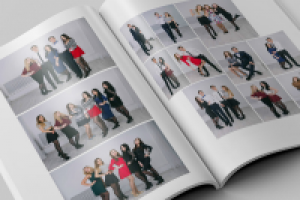 Выпускная фотокнига, разворот 2