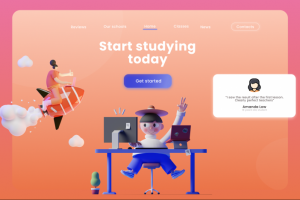 Онлайн школа (на англ. языке)