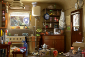 Lucky Archeologist. Kitchen