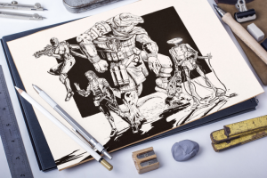 Концепты для настольной RPG игры в стиле Sci-fi