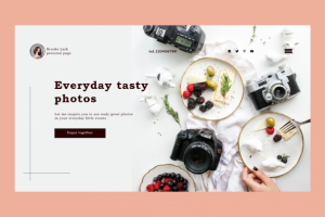 Целевая страница для фотографа