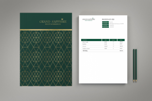 Фирменный стиль элитного ЖК Grand Sapphire