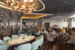 3D визуализация ресторана ERWIN-рекамореокеан