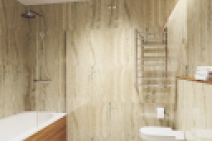 3д визуализация и дизайн отеля "Сосны" ванная