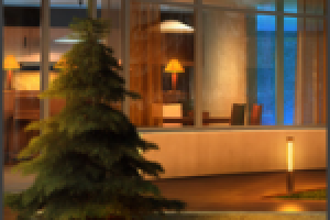 Architectural visualization "The night"