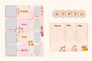 Оформление блога в Инстаграм. Шаблон-пазл для постов