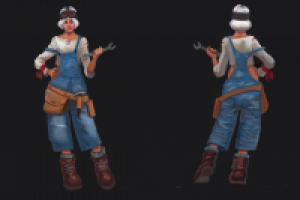 механик в цвете