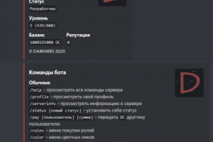 Разработка бота для сервера Discord
