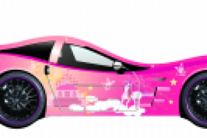 Дизайн детской кроватки, вектор.