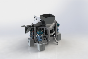 Револьверный пресс для производства облицовочного кирпича