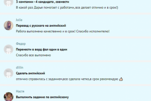 Отзывы с фриланс-биржи Workzilla