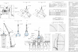 Схема монтажа барабанов высокого и низкого котла-утилизатора ТЕС