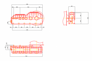 редуктор мех.подъема 400т