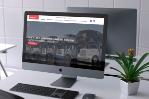 Лэндинг для компании занимающейся перевозкой авто