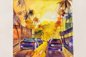 Калифорния в акварели