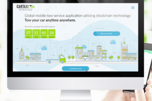 Дизайн лендинга Car Taxi