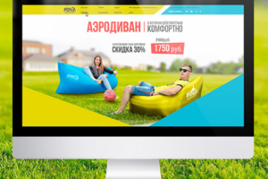 Дизайн лендинга "АйдаТуда ламзаки"