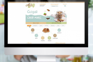 Разработка сайта оптового магазина "Арехи"