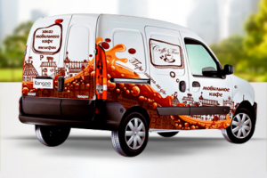 Реклама на авто Coffe Time