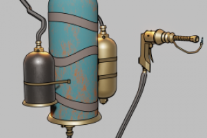 Модель огнемета