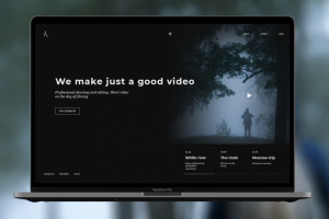 Дизайн сайта для видеографа