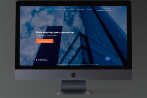 Лендинг для строительной компании