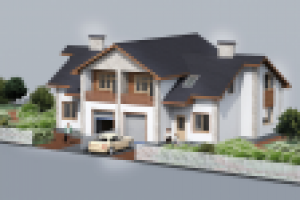 Проект. Блокированный жилой дом