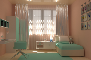 Детская комната для девочки 12 лет