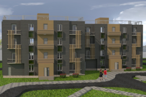 Среднеэтажный жилой дом