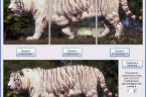 Сшивка в панораму выровненных изображений