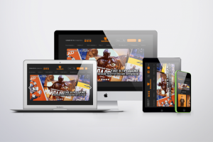 Дизайн интернет магазина мерча, адаптивный