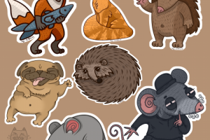 Стикеры со зверями