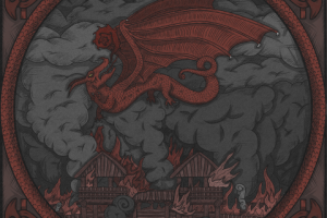 Дракон, иллюстрация к сказке