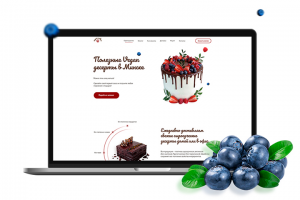 Landing Page для полезных десертов