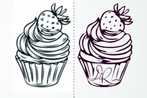 Отрисовка изображения в вектор