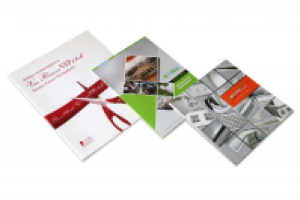 Несколько буклетов: Банк Санкт-Петербург, МаксАгро, Morelli.