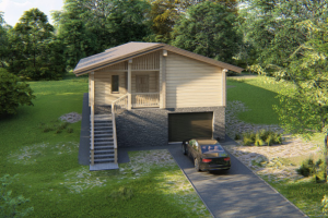 Дом с гаражом